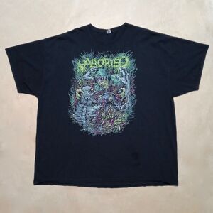 Aborted Band T-shirt Size 4XL Black Metal Deathcore Heavy Metal